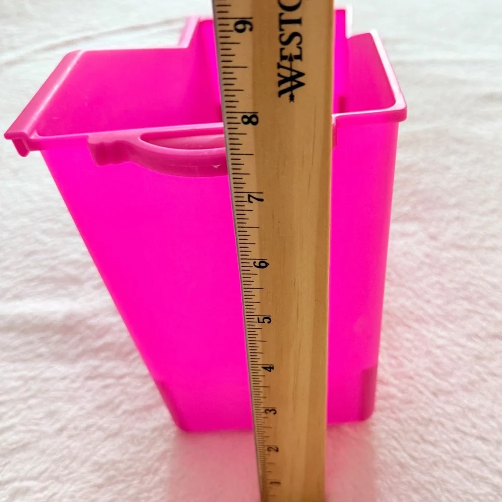 Large Plastic Book Folder Magazine Bin Organizer Set of 5 Storage Bin classroom